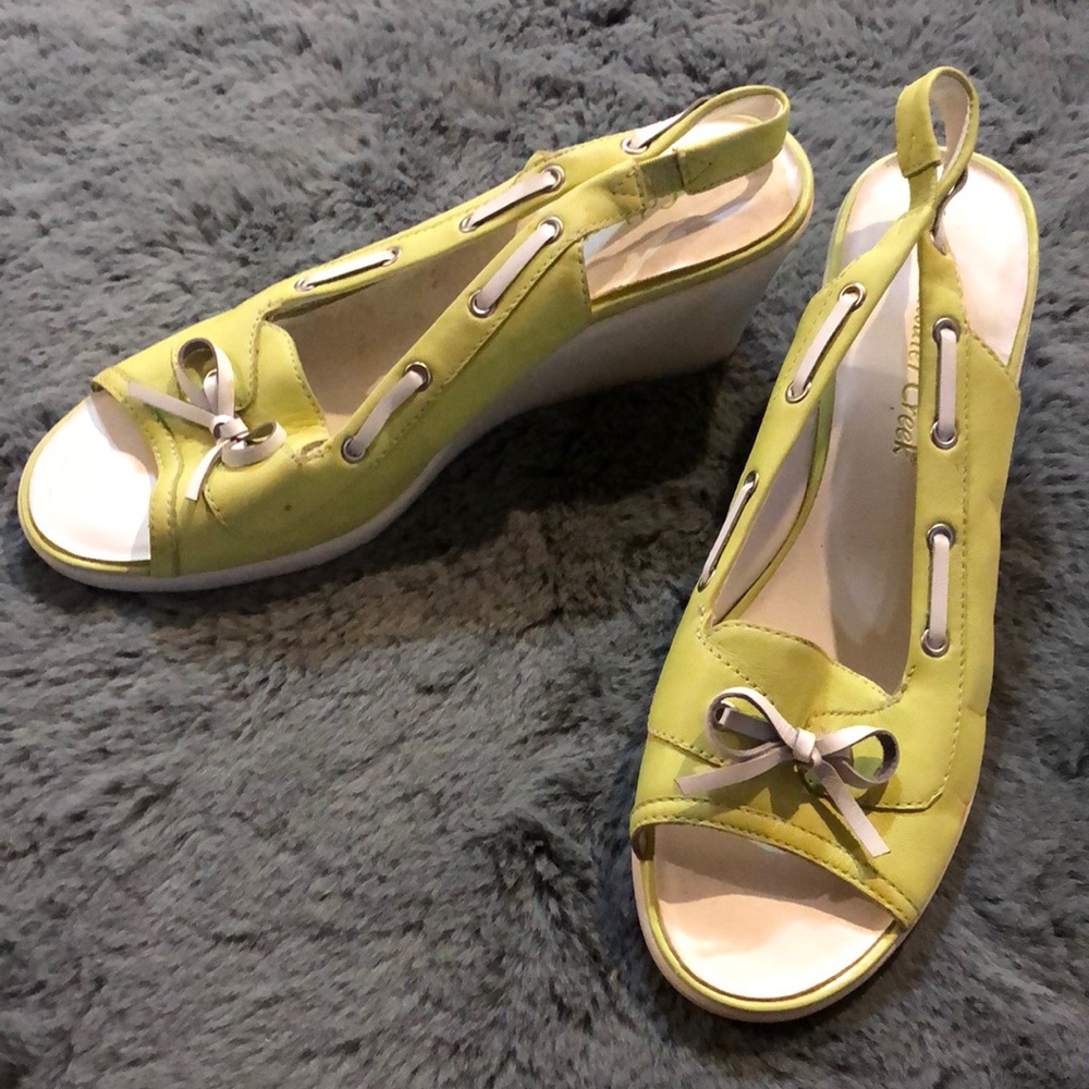 Coldwater Creek Summer wedges Womens size 8.5